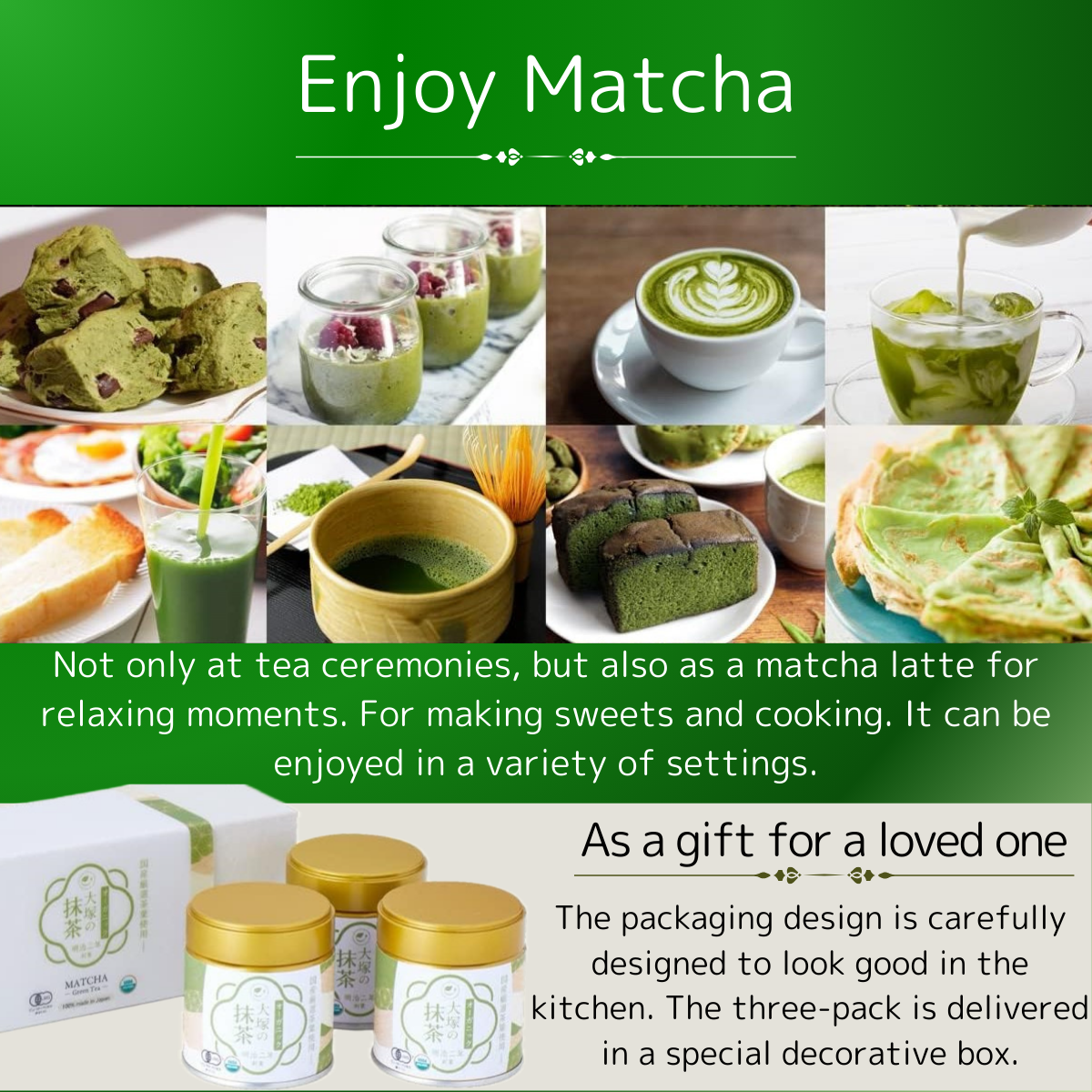 enjoy matcha